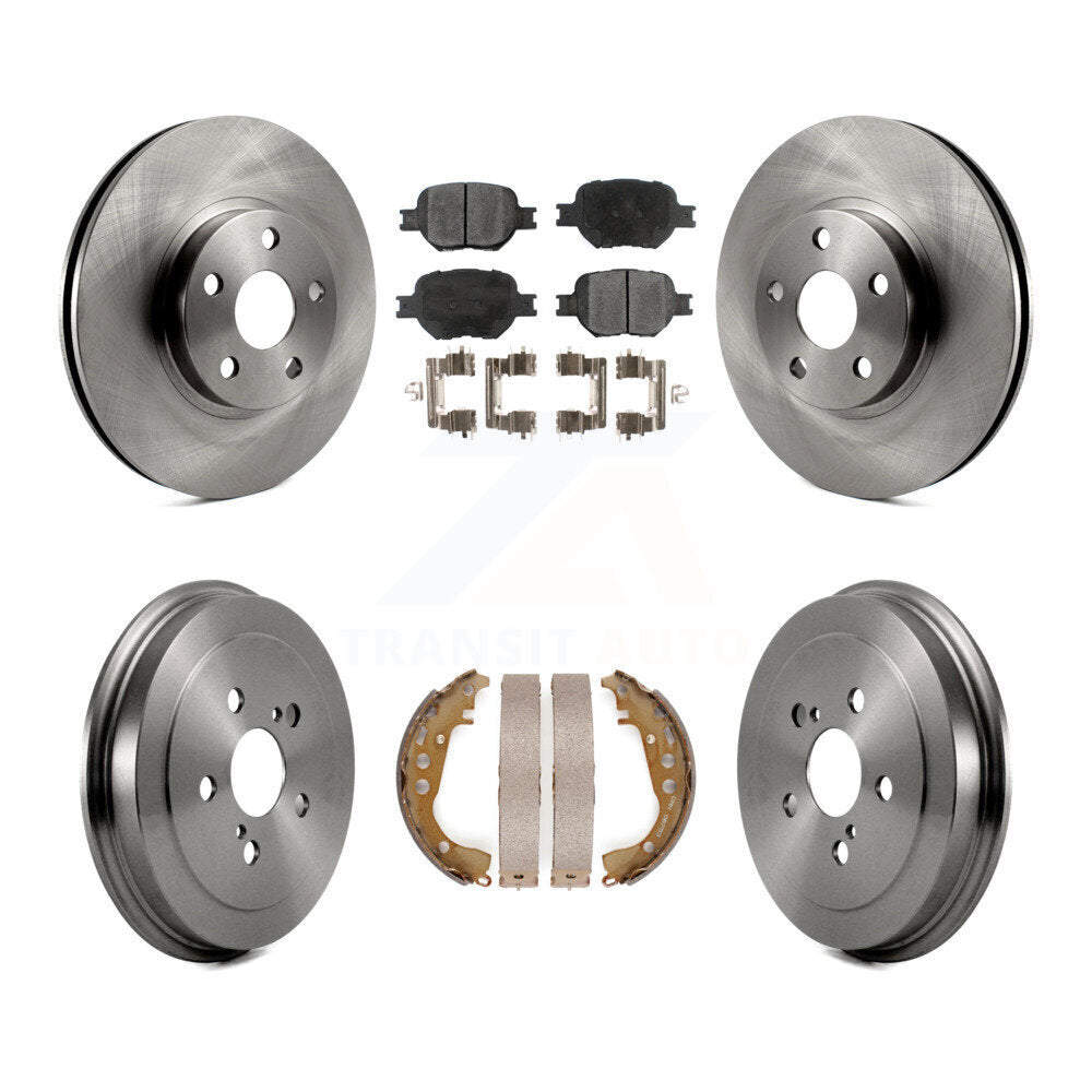 [Avant + Arrière] Kit de Disque et plaquette (céramique) de frein pour 2002-2005 Toyota Celica K8T-103526