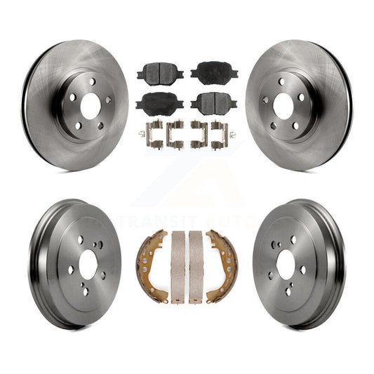 [Avant + Arrière] Kit de Disque et plaquette (céramique) de frein pour 2002-2005 Toyota Celica K8T-103526