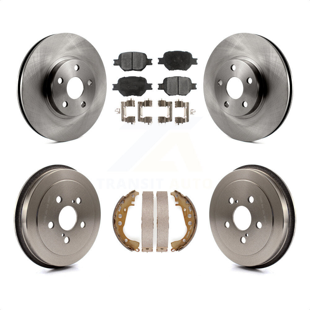 [Avant + Arrière] Kit de Disque et plaquette (céramique) de frein pour 2000-2001 Toyota Celica GTS K8T-103527 par Transit Auto