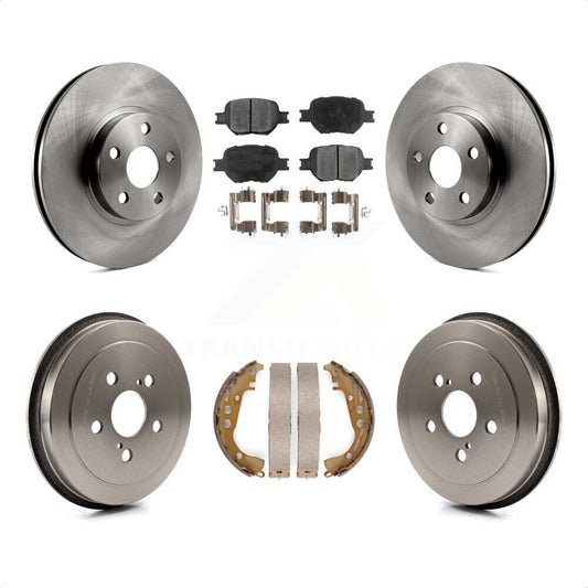 [Avant + Arrière] Kit de Disque et plaquette (céramique) de frein pour 2000-2001 Toyota Celica GTS K8T-103527 par Transit Auto