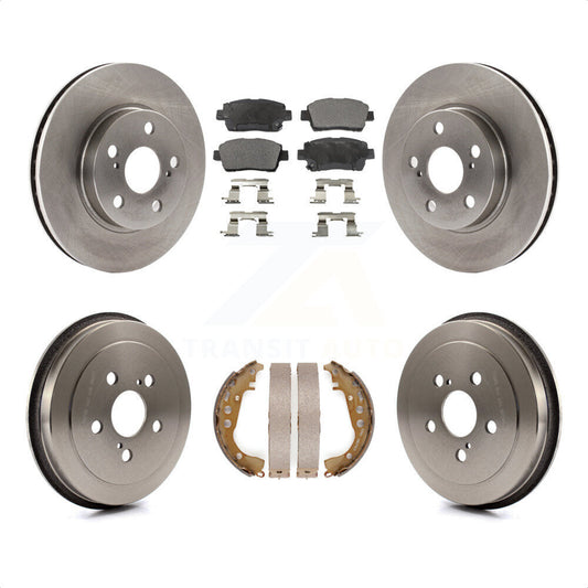 [Avant + Arrière] Kit de Disque et plaquette (céramique) de frein pour 2000 Toyota Celica GT K8T-103529 par Transit Auto