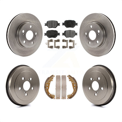 [Avant + Arrière] Kit de Disque et plaquette (céramique) de frein pour 2001 Toyota Celica GT K8T-103531 par Transit Auto