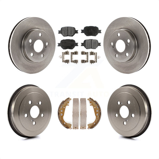 [Avant + Arrière] Kit de Disque et plaquette (céramique) de frein pour 2001 Toyota Celica GT K8T-103531 par Transit Auto