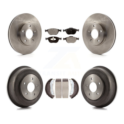 [Avant + Arrière] Kit de Disque et plaquette (céramique) de frein pour 2010-2013 Ford Connect K8T-103534