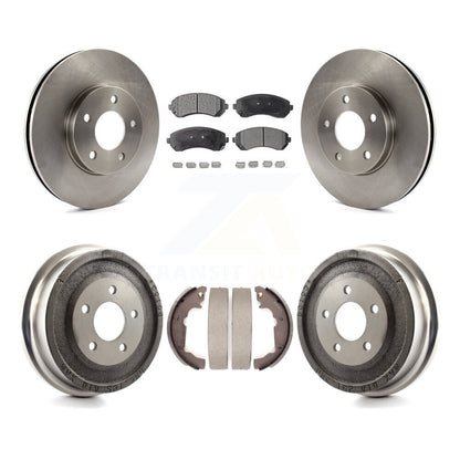 [Avant + Arrière] Kit de Disque et plaquette (céramique) de frein pour 2001-2005 Pontiac Aztek AWD avec rear brakes K8T-103546