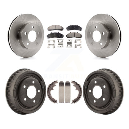 [Avant + Arrière] Kit de Disque et plaquette (céramique) de frein pour Ford Ranger Mazda B3000 B4000 avec 9" Diameter 4WD K8T-103554