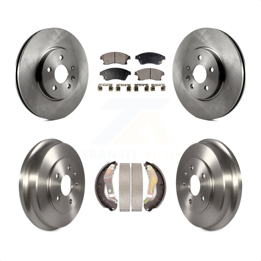 [Avant + Arrière] Kit de Disque et plaquette (céramique) de frein pour Chevrolet Trax Sonic K8T-103559 par Transit Auto