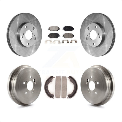 [Avant + Arrière] Kit de Disque et plaquette (céramique) de frein pour 2005-2006 Toyota Camry Base LE Vehicles Manufactured In Japan K8T-103566 par Transit Auto