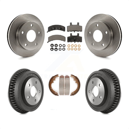[Avant + Arrière] Kit de Disque et plaquette (céramique) de frein pour 1994-1999 Dodge Ram 1500 4WD K8T-103572 par Transit Auto