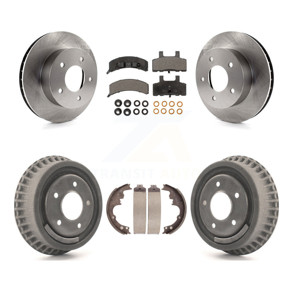 [Avant + Arrière] Kit de Disque et plaquette (céramique) de frein pour 1990-2002 Chevrolet Astro GMC Safari AWD K8T-103573