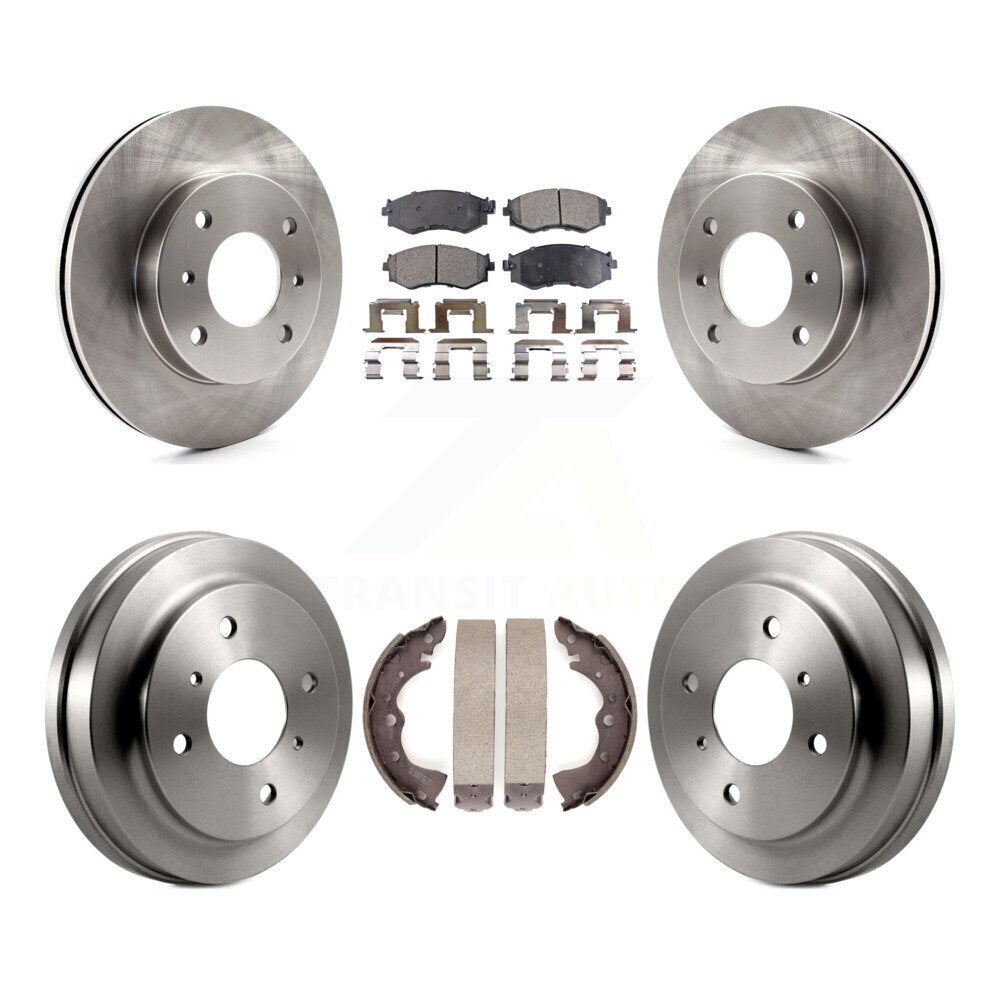 [Avant + Arrière] Kit de Disque et plaquette (céramique) de frein pour 2002-2006 Nissan Sentra 1.8L K8T-103580