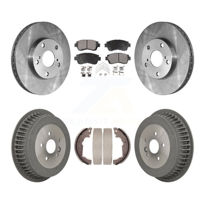 [Avant + Arrière] Kit de Disque et plaquette (céramique) de frein pour 1998-2003 Toyota Sienna K8T-103592