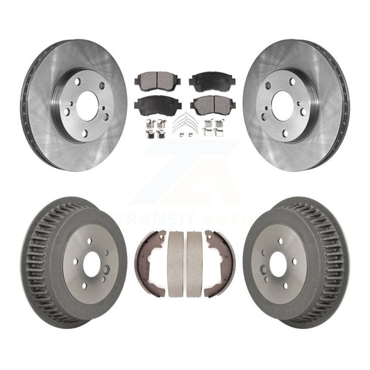 [Avant + Arrière] Kit de Disque et plaquette (céramique) de frein pour 1998-2003 Toyota Sienna K8T-103592