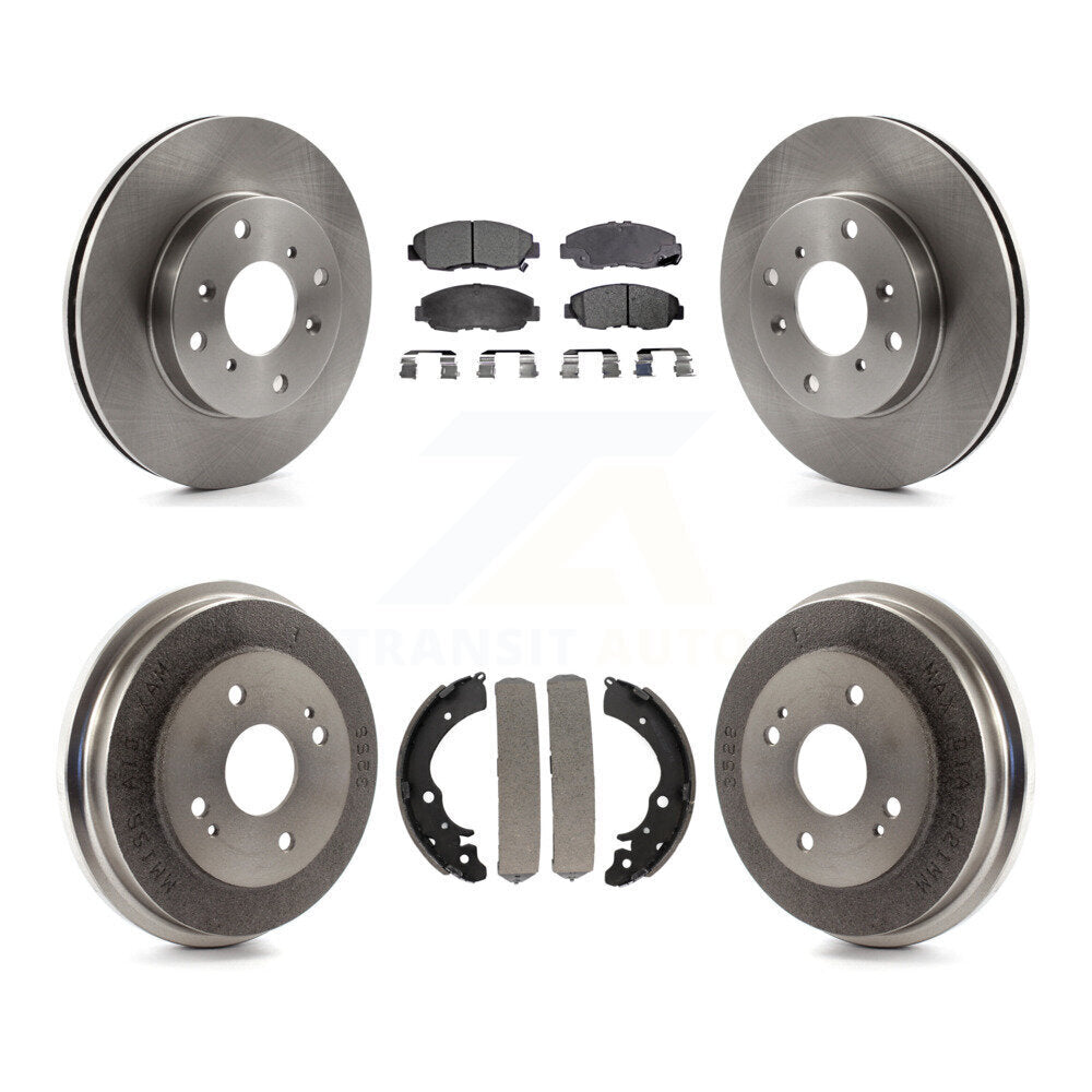 [Avant + Arrière] Kit de Disque et plaquette (céramique) de frein pour 1998-2002 Honda Accord Sedan avec 2.3L K8T-103602