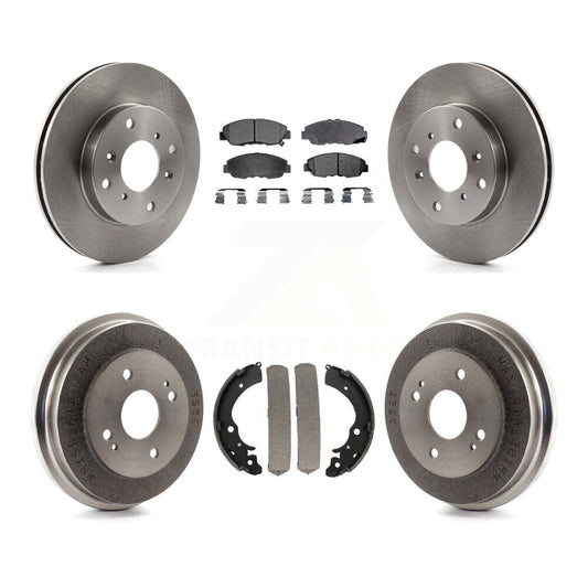 [Avant + Arrière] Kit de Disque et plaquette (céramique) de frein pour 1998-2002 Honda Accord Sedan avec 2.3L K8T-103602
