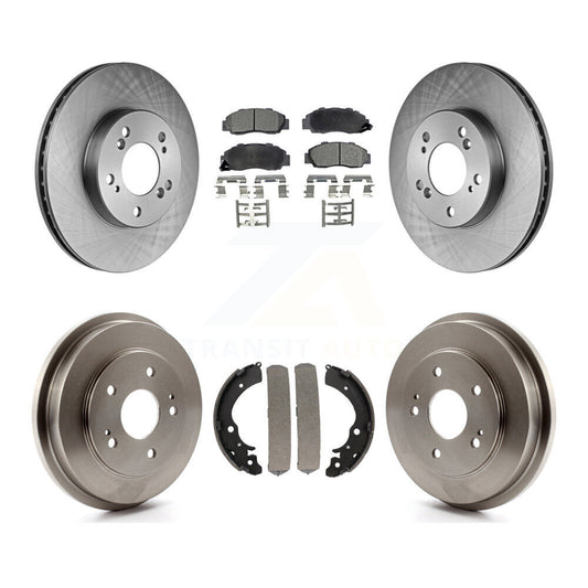[Avant + Arrière] Kit de Disque et plaquette (céramique) de frein pour 1997-2001 Honda CR-V K8T-103603