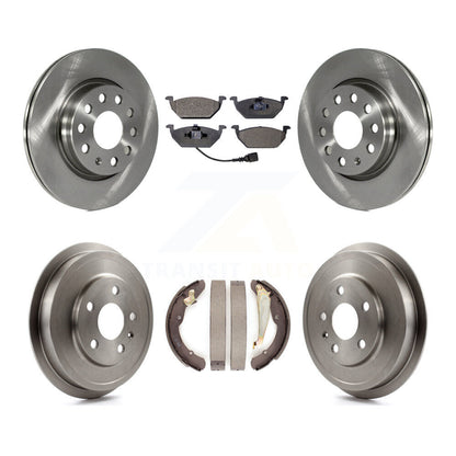 [Avant + Arrière] Kit de Disque et plaquette (céramique) de frein pour 2011-2012 Volkswagen Jetta avec 280mm Diameter Rotor K8T-103623