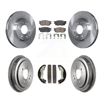 [Avant + Arrière] Kit de Disque et plaquette (céramique) de frein pour Hyundai Accent Kia Rio Rio5 K8T-103628 par Transit Auto