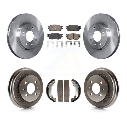 [Avant + Arrière] Kit de Disque et plaquette (céramique) de frein pour 2006 Hyundai Accent Sedan To 09 30 05 K8T-103629