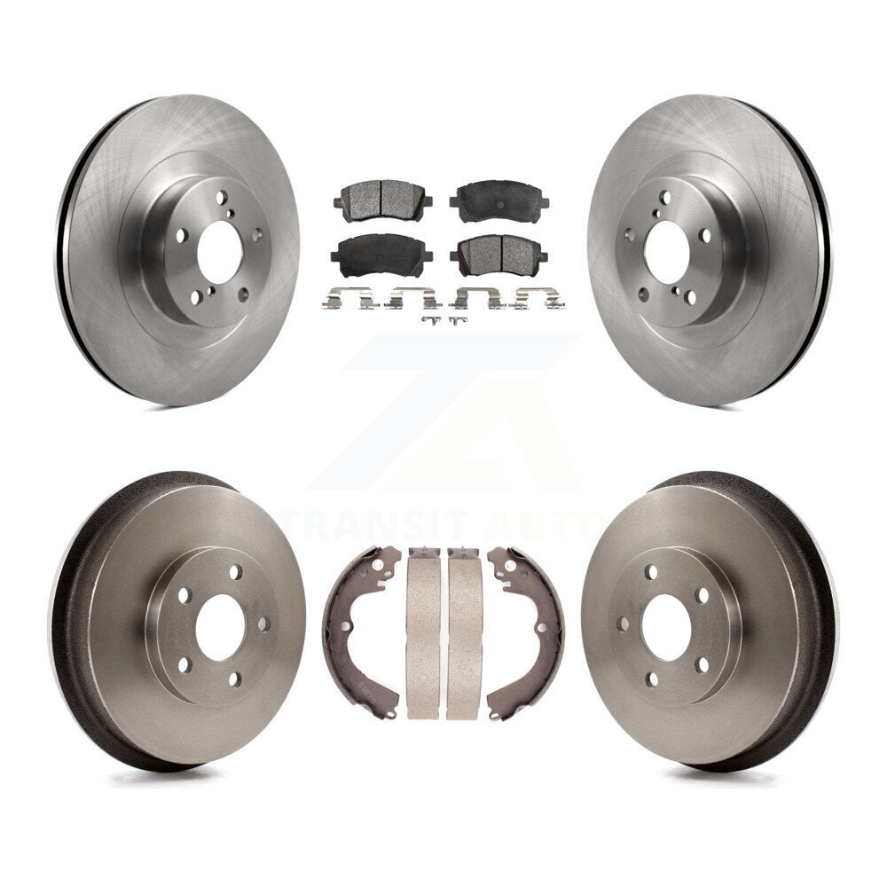 [Avant + Arrière] Kit de Disque et plaquette (céramique) de frein pour Subaru Impreza WRX K8T-103639