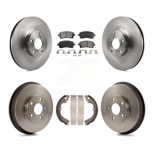 [Avant + Arrière] Kit de Disque et plaquette (céramique) de frein pour Subaru Impreza WRX K8T-103639
