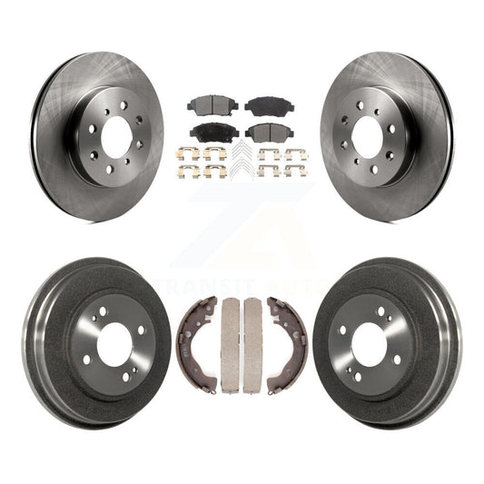 [Avant + Arrière] Kit de Disque et plaquette (céramique) de frein pour Honda Fit K8T-103641
