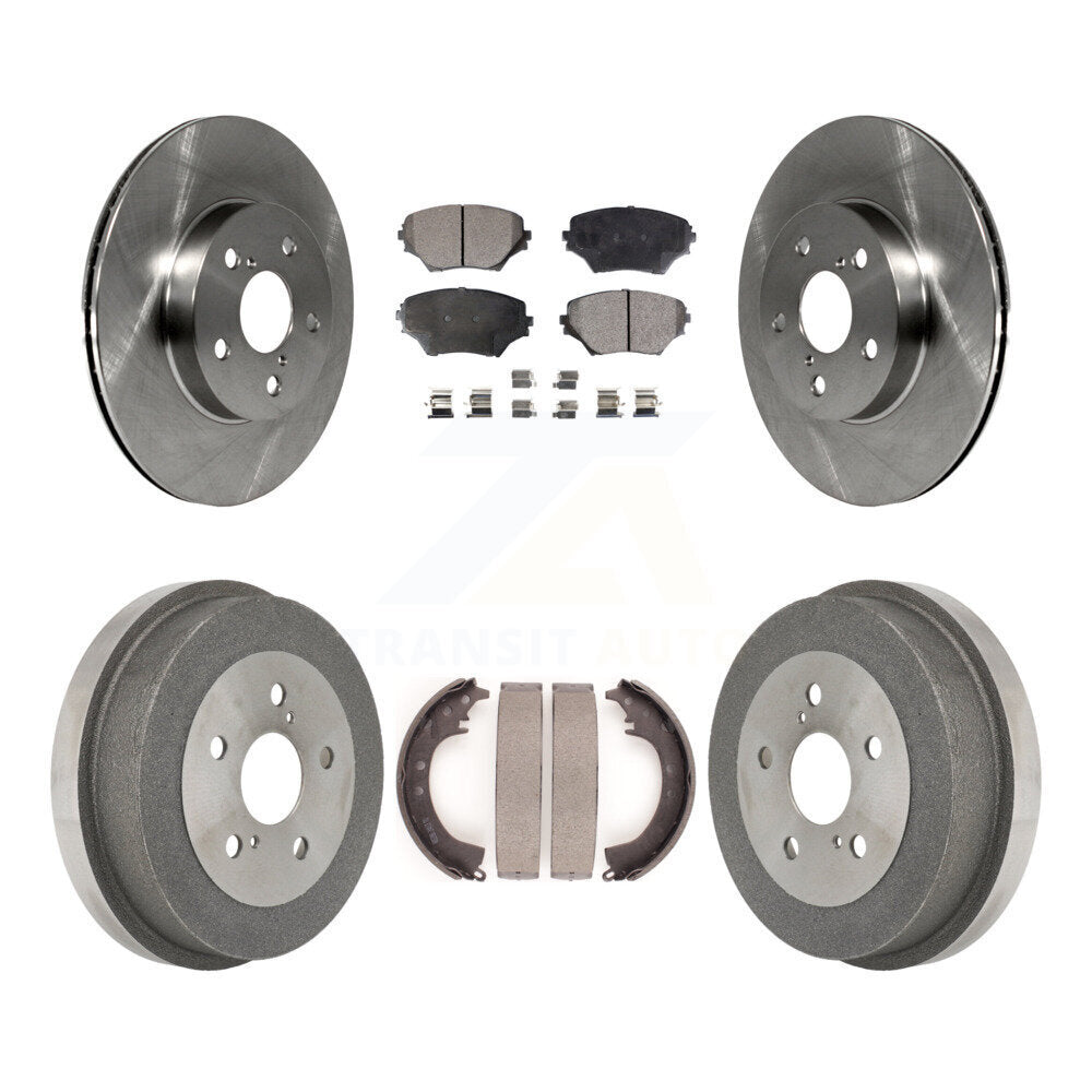 [Avant + Arrière] Kit de Disque et plaquette (céramique) de frein pour 2001-2002 Toyota RAV4 BATTERY EV (EV BEV) engine K8T-103643