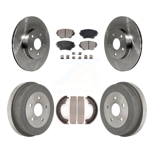 [Avant + Arrière] Kit de Disque et plaquette (céramique) de frein pour 2001-2002 Toyota RAV4 BATTERY EV (EV BEV) engine K8T-103643