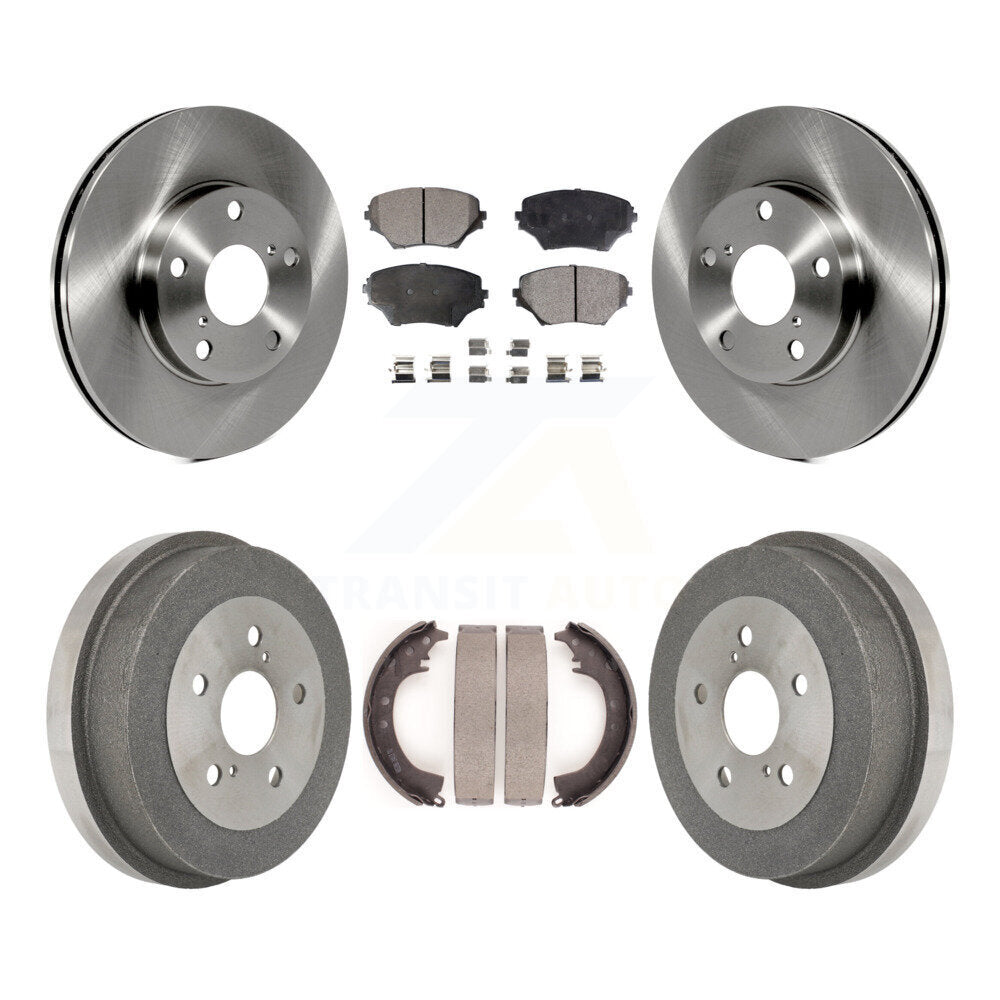 [Avant + Arrière] Kit de Disque et plaquette (céramique) de frein pour 2001-2002 Toyota RAV4 GAS engine K8T-103644