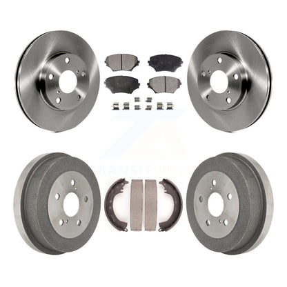 [Avant + Arrière] Kit de Disque et plaquette (céramique) de frein pour 2001-2002 Toyota RAV4 GAS engine K8T-103644
