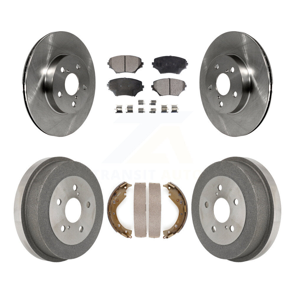 [Avant + Arrière] Kit de Disque et plaquette (céramique) de frein pour 2003 Toyota RAV4 BATTERY EV (EV BEV) engine K8T-103646