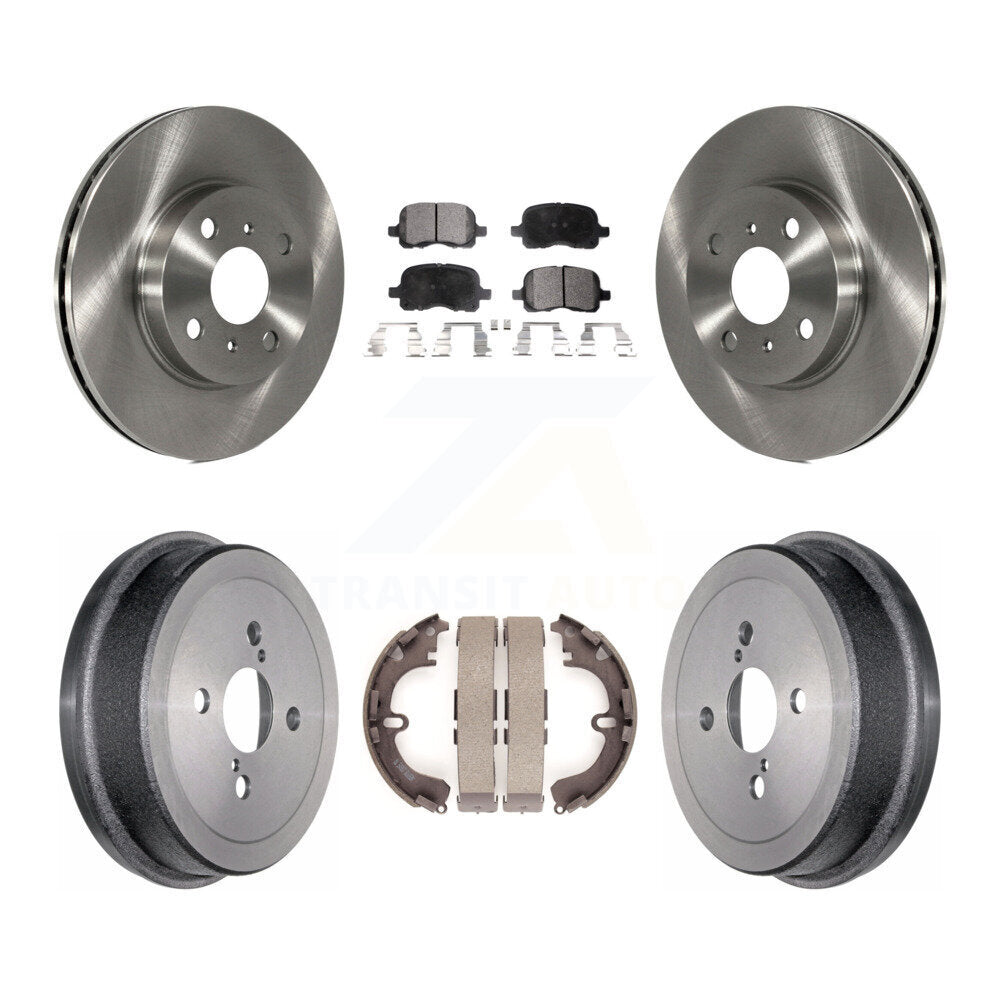 [Avant + Arrière] Kit de Disque et plaquette (céramique) de frein pour Toyota Corolla Chevrolet Prizm K8T-103648