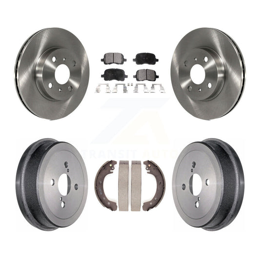 [Avant + Arrière] Kit de Disque et plaquette (céramique) de frein pour 2002 Toyota Corolla From 04 02 K8T-103649