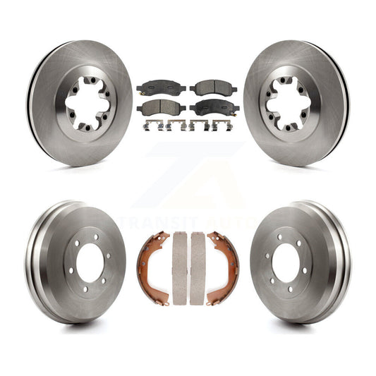 [Avant + Arrière] Kit de Disque et plaquette (céramique) de frein pour Chevrolet Colorado GMC Canyon K8T-103651