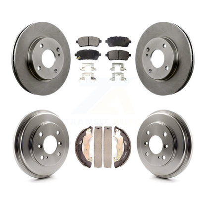 [Avant + Arrière] Kit de Disque et plaquette (céramique) de frein pour Ford Fiesta K8T-103652