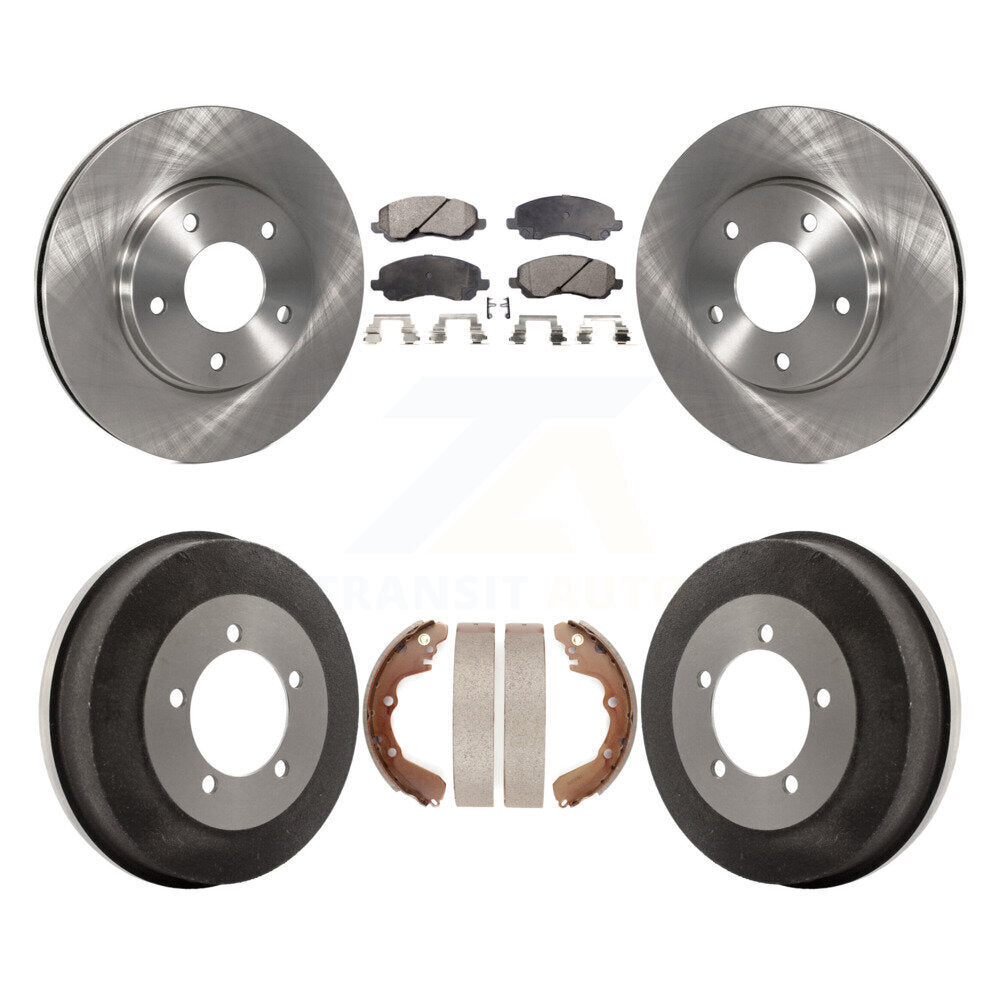 [Avant + Arrière] Kit de Disque et plaquette (céramique) de frein pour Chrysler Sebring Mitsubishi Dodge Stratus Eclipse Galant K8T-103654