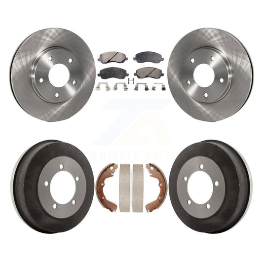 [Avant + Arrière] Kit de Disque et plaquette (céramique) de frein pour Chrysler Sebring Mitsubishi Dodge Stratus Eclipse Galant K8T-103654