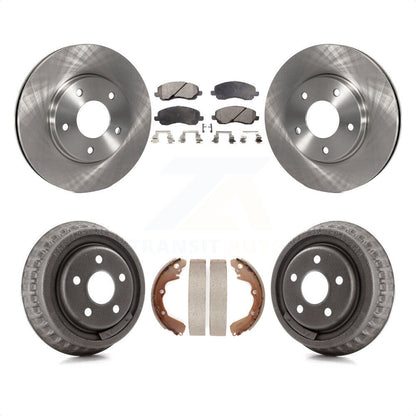 [Avant + Arrière] Kit de Disque et plaquette (céramique) de frein pour 2001 Dodge Stratus Coupe avec rear brakes K8T-103655 par Transit Auto