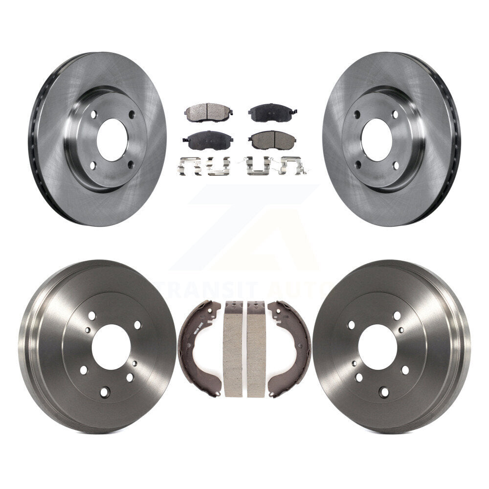 [Avant + Arrière] Kit de Disque et plaquette (céramique) de frein pour Nissan Sentra Versa Cube K8T-103656