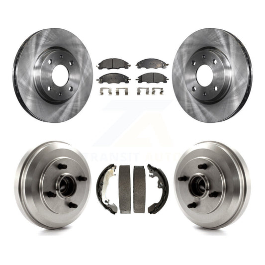 [Avant + Arrière] Kit de Disque et plaquette (céramique) de frein pour 2009-2011 Ford Focus K8T-103659