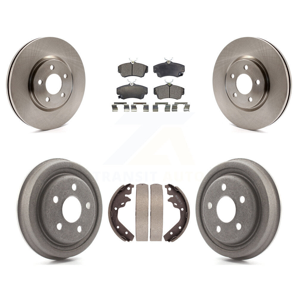 [Avant + Arrière] Kit de Disque et plaquette (céramique) de frein pour 2003 Dodge Neon SRT-4 K8T-103667