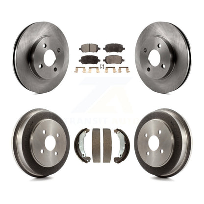 [Avant + Arrière] Kit de Disque et plaquette (céramique) de frein pour Chevrolet Cobalt Saturn Ion Pontiac Pursuit K8T-103675