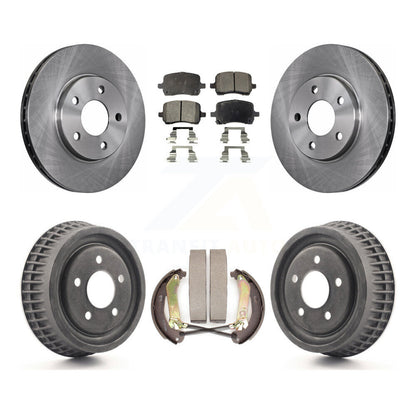 [Avant + Arrière] Kit de Disque et plaquette (céramique) de frein pour 2004 Chevrolet Malibu rear brakes avec 276mm Diameter Rotor K8T-103677