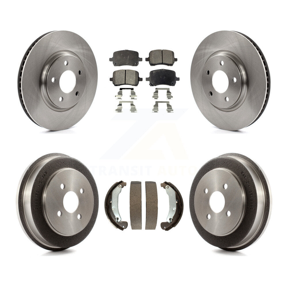 [Avant + Arrière] Kit de Disque et plaquette (céramique) de frein pour 2006 Pontiac Pursuit avec Brakes K8T-103679