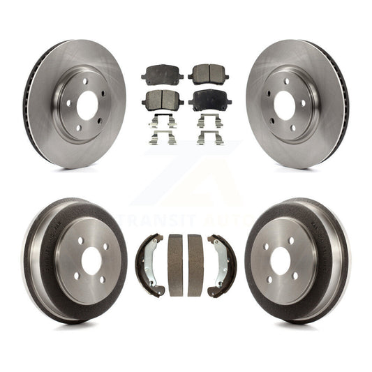 [Avant + Arrière] Kit de Disque et plaquette (céramique) de frein pour 2006 Pontiac Pursuit avec Brakes K8T-103679