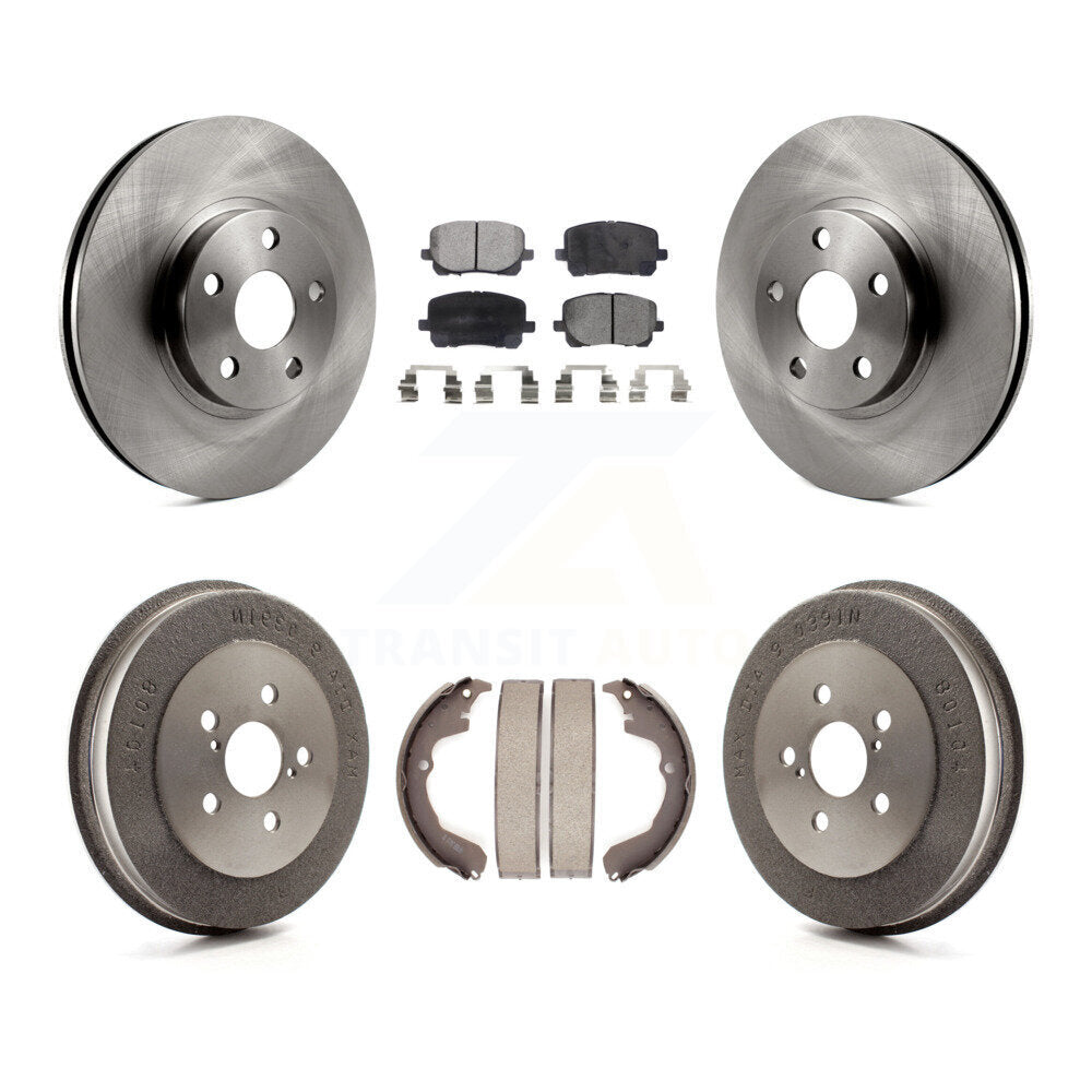 [Avant + Arrière] Kit de Disque et plaquette (céramique) de frein pour Toyota Matrix Pontiac Vibe K8T-103683