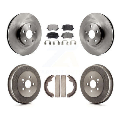 [Avant + Arrière] Kit de Disque et plaquette (céramique) de frein pour Toyota Matrix Pontiac Vibe K8T-103683