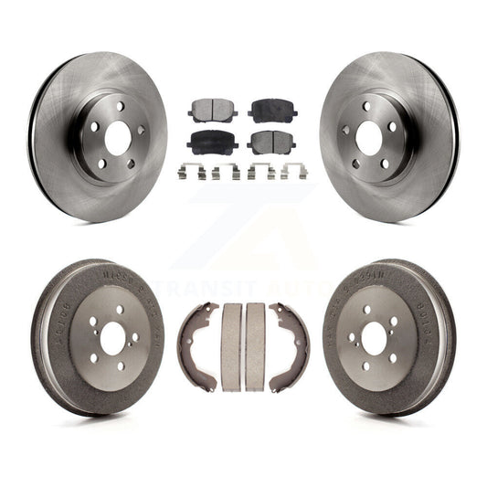 [Avant + Arrière] Kit de Disque et plaquette (céramique) de frein pour Toyota Matrix Pontiac Vibe K8T-103683