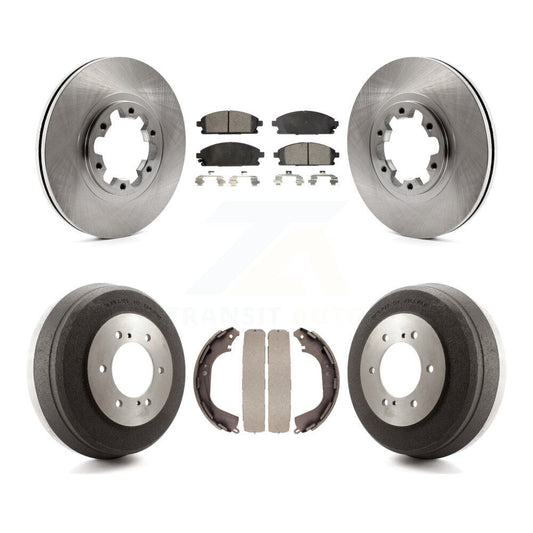 [Avant + Arrière] Kit de Disque et plaquette (céramique) de frein pour Nissan Pathfinder INFINITI QX4 K8T-103687