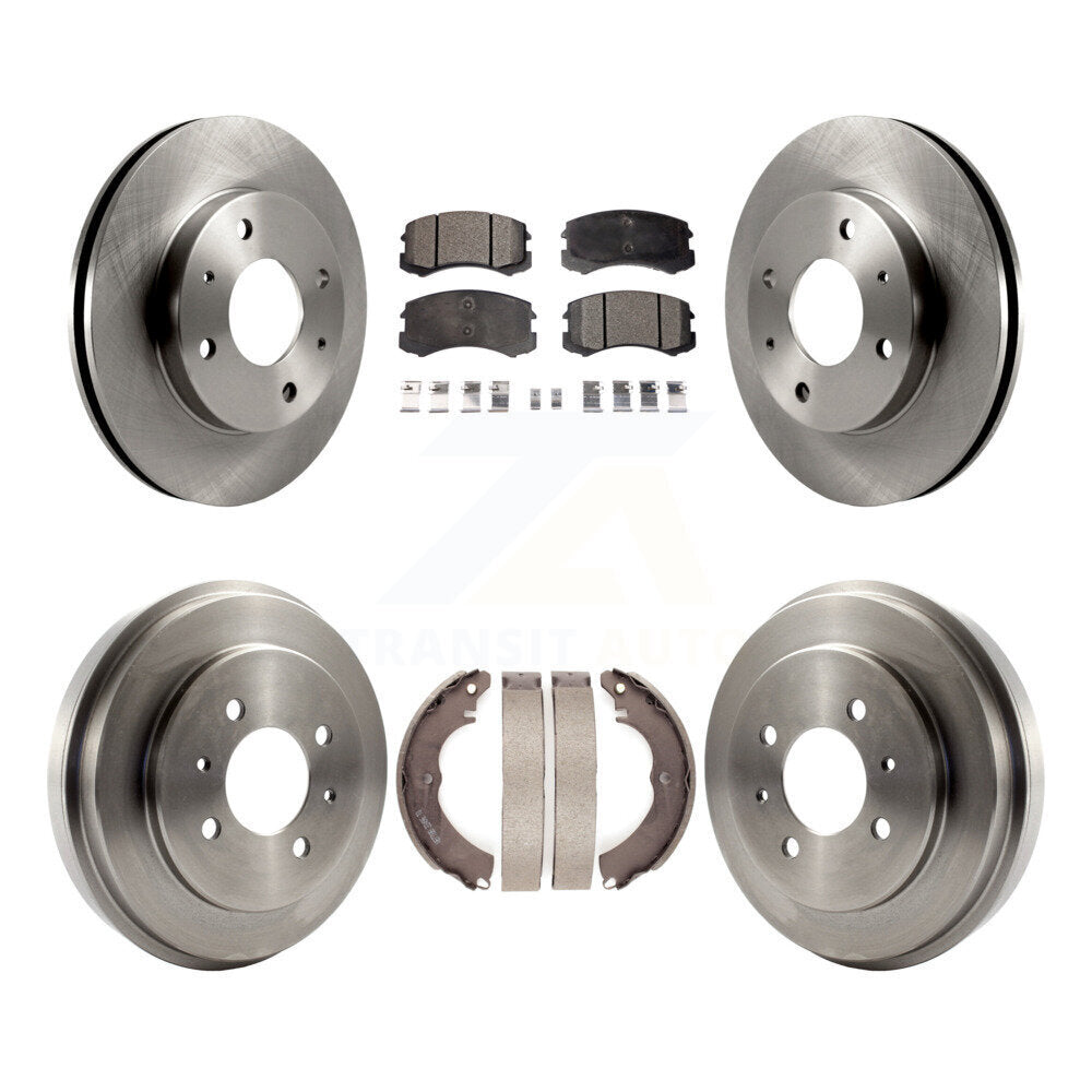 [Avant + Arrière] Kit de Disque et plaquette (céramique) de frein pour Mitsubishi Lancer K8T-103689